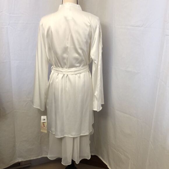 In Bloom by Jonquil bridal lace nightgown and robe. Off white size M/L - Picture 8 of 13